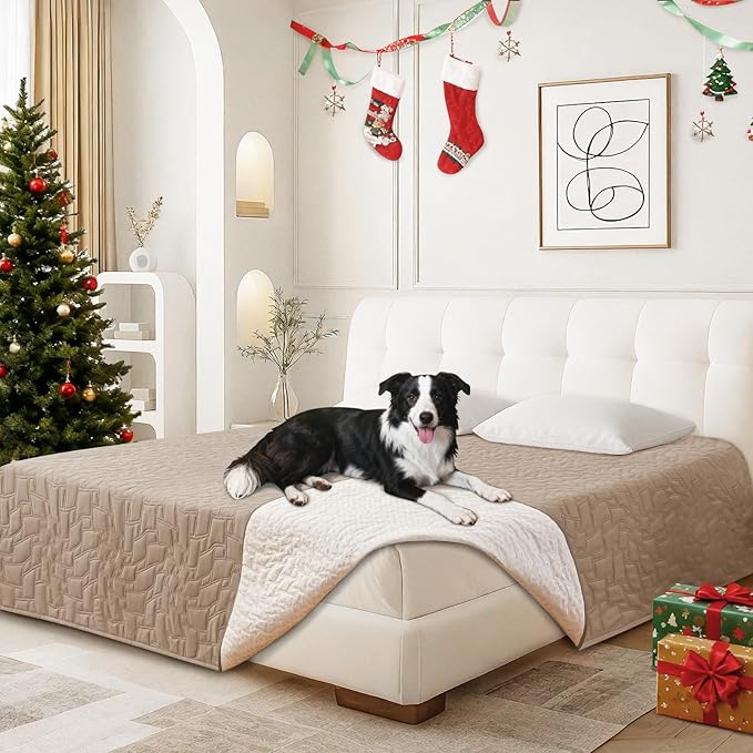 Waterproof Dog Bed Cover Pet Blanket, Soft Couch Cover by CYCMACOHOME