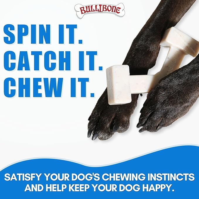 Bullibone Nylon Dog Chew Toy Spin-a-Bone - Image 6