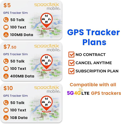 SpeedTalk SIM Card for GPS Trackers Pet Kids Senior Vehicle Car Activity 4G LTE - Image 4
