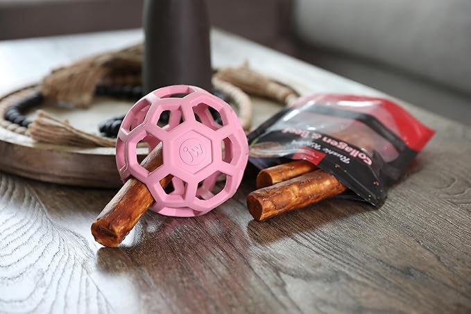 JW Pet HOL-ee Roller™, Dog Toy Puzzle Ball, Natural Rubber - Image 6