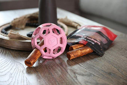 JW Pet HOL-ee Roller™, Dog Toy Puzzle Ball, Natural Rubber - Image 6
