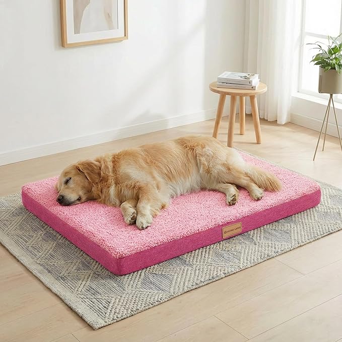 Patas Lague Orthopedic XL Dog Bed Large Sized Dog 42''X28'', Soft Waterproof by PatasLague