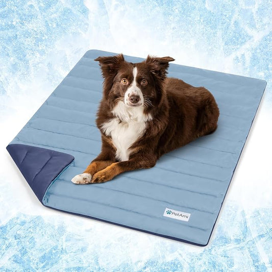 PetAmi Cooling Mat for Dog, Premium Pet Cooling Blanket for Crate Kennel by PetAmi