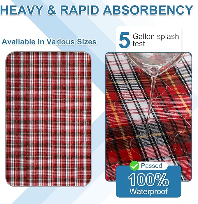 OUTCREATOR® Washable Bed Pads 34" x 54" - Image 2