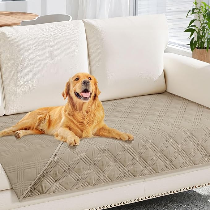 hyha Waterproof Dog Blanket, Reversible Pet Bed Blanket, Soft Sofa Couch Cover by hyha