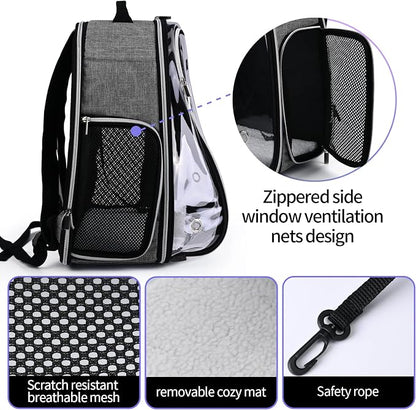 BAGLHER Cat Carrier Backpack Bubble - Image 4