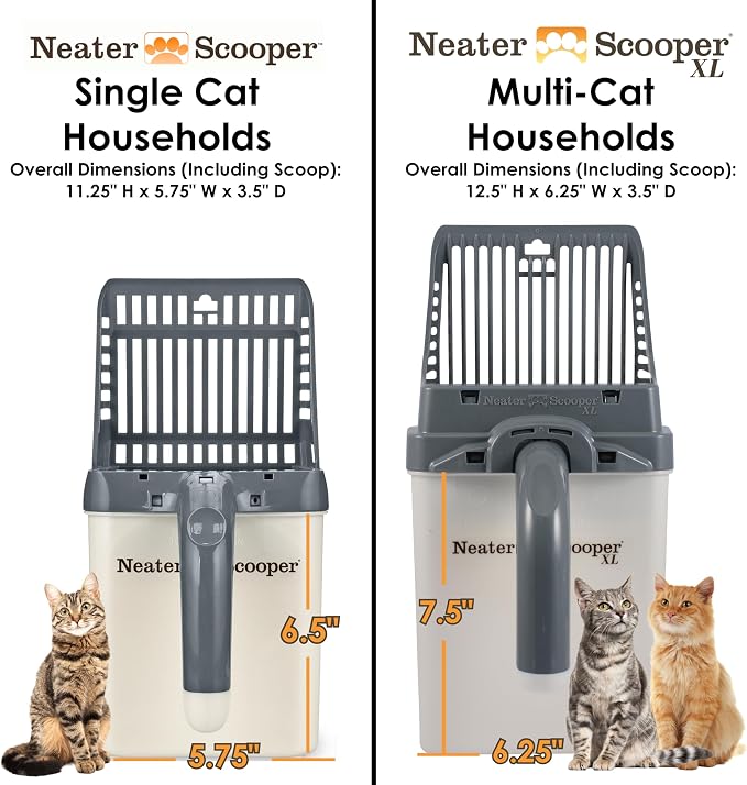 Neater Pet Brands Neater Scooper Standard Cat Litter Scoop, 60 Refill Bags – - Image 6