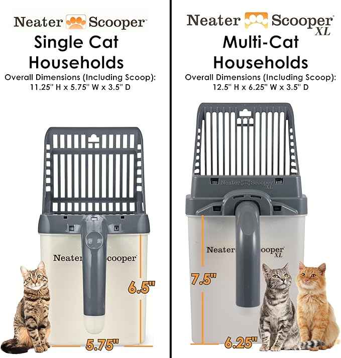 Neater Pet Brands Neater Scooper Standard Cat Litter Scoop, 195 Refill Bags – - Image 5