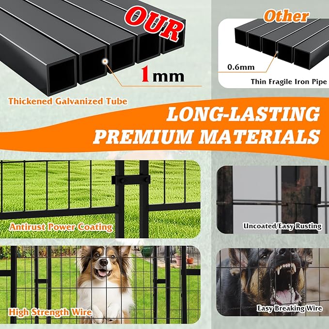8x4x6 FT Outside Large Dog Kennel - Image 5