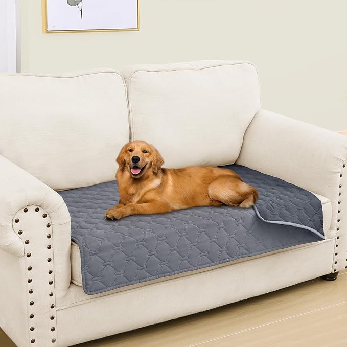 Smiry Waterproof Dog Bed Cover Blanket, Soft Reversible Pet Blanket, Washable by Smiry