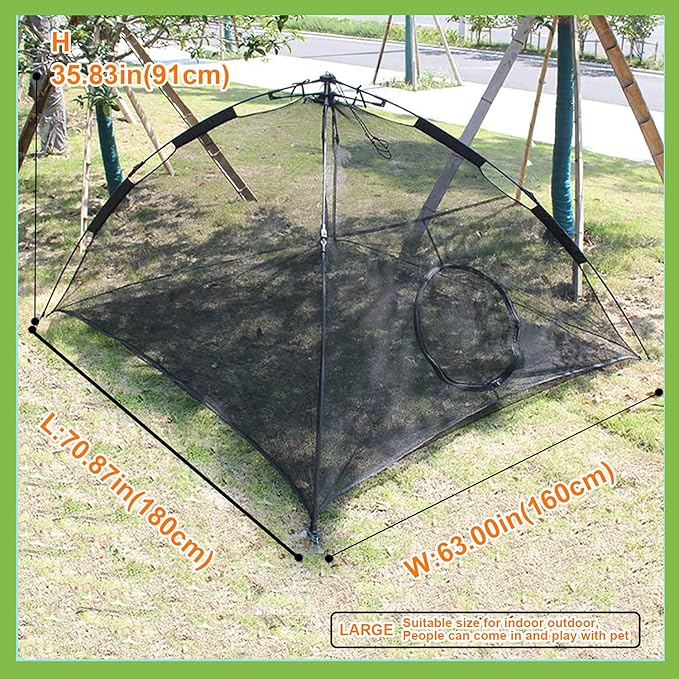 Portable Large Pop Up Pet Cat Tents Enclosures - Image 3
