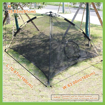 Portable Large Pop Up Pet Cat Tents Enclosures - Image 3
