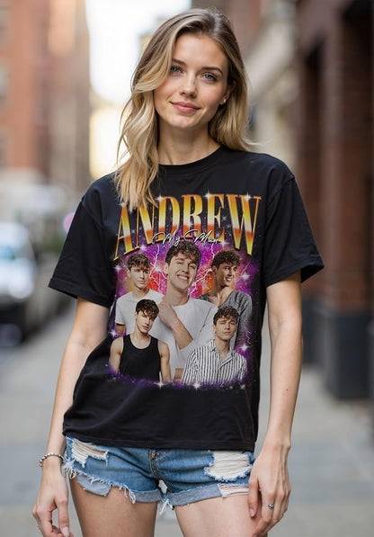 Custom Bootleg Rap Shirt with Photo Text, Vintage Custom Picture Shirt - Image 3