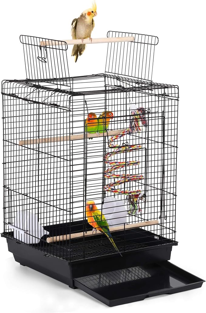 Yaheetech Open Play Top Travel Bird Cage by Yaheetech