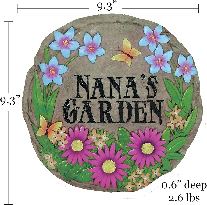 Spoontiques - Garden Décor - Nana's Garden Stepping Stone - Decorative Stone - Image 4