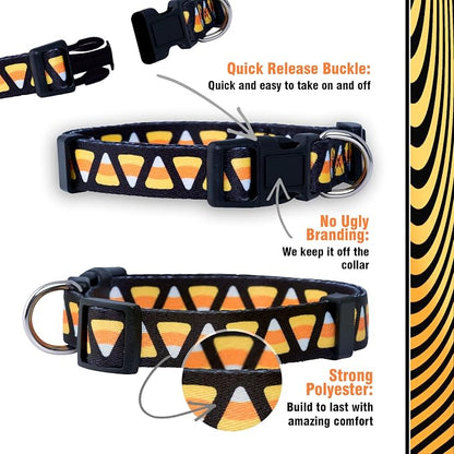Native Pup Halloween Dog Collar- Spooky Fall Themed Horror Costume Collars- - Image 4