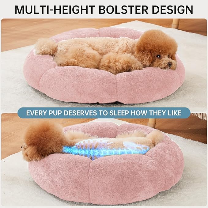 OhGeni 24 inches Calming Donut Dog & Cat Bed - Image 4