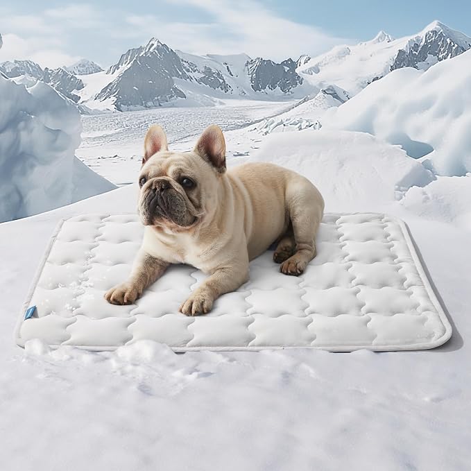 Bedsure Cooling Mat for Medium Dogs – 29x21 Thin Washable Cooling Pet Pad for by BEDSURE