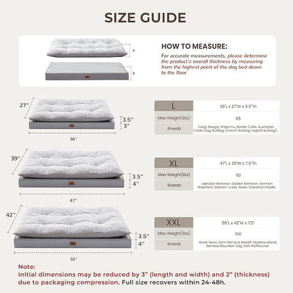 2-Pack Waterproof Dog Bed Medium Size Dogs, Plush Cushion & Orthopedic - Image 4