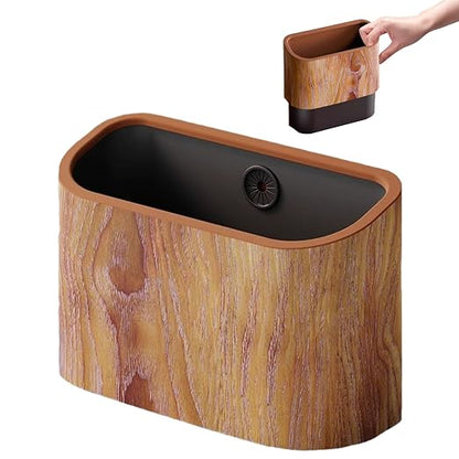 Cat Litter Scoop Holder – Wood-Grain Dual-Open Scoop Caddy by Ayipaqen