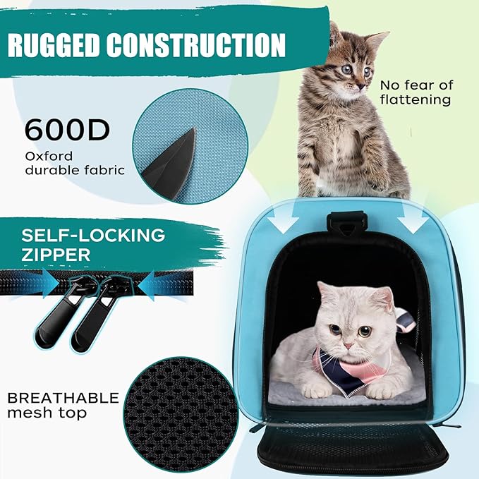 Top tasta Dog Cat Carrier Pet Carriers - Image 3