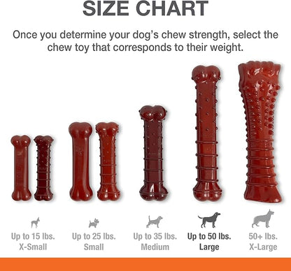 Nylabone Textured Bone Power Chew Toy - Image 6
