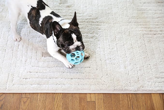 JW Pet HOL-ee Roller™, Dog Toy Puzzle Ball, Natural Rubber - Image 3