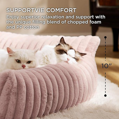 Bedsure ComfyFleece™ Cute Cat Couch - Image 3