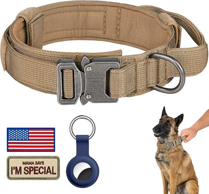 DAGANXI Tactical Dog Collar, Adjustable Military Training Nylon Dog Collar by DAGANXI