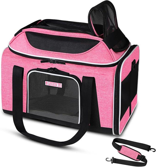 Petskd Top-Expandable Pet Carrier 18x13x9.5 Inches Southwest Airline Approved by Petskd
