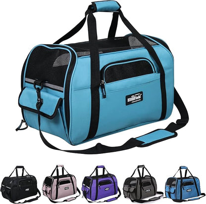 EliteField Soft Pet Carrier Soft Sided Dog Puppy Cat Carrier Travel Bag by EliteField
