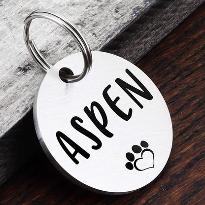 Ultra Joys Dog ID Tag, Custom Dog Tag Personalized Cat Tag, Pet ID Tag - Image 2