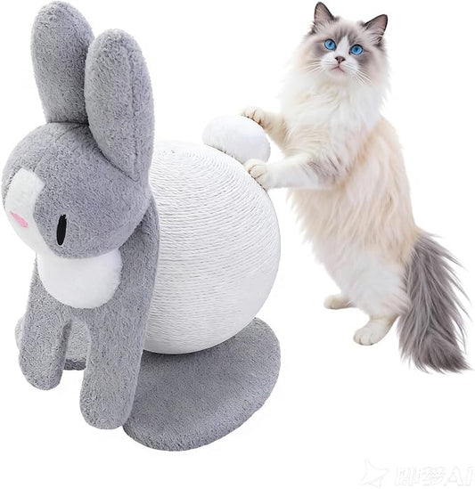 Cute Cat Scratcher- Bunny Style, Cat Scratching Post by MUTTROS