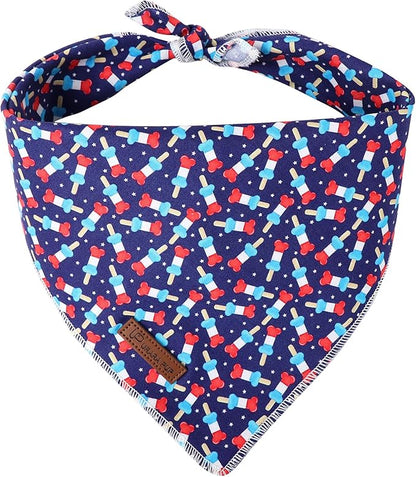 4th of July Dog Bandana, Patriotic Bandana by UPURARAPUP