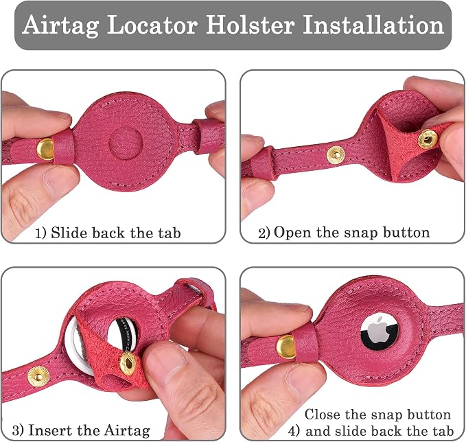 OOPSDOGGY Leather AirTag Cat Collar - Image 5