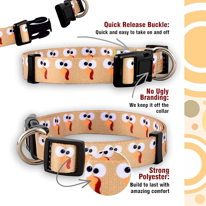 Native Pup Thanksgiving Dog Collar- Fall Collars - Image 4