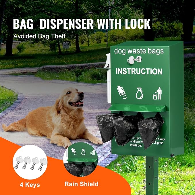 VEVOR Dog Poop Bag Dispenser - Image 4