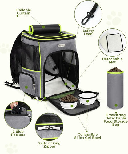 BAGLHER Expandable Cat Carrier Backpacks, Retractable Pet Carrier Backpack - Image 5