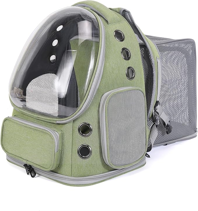 Cat Backpack Carrier for Large Cats, Expandable Cat Bubble Backpack, Dog by GixDix