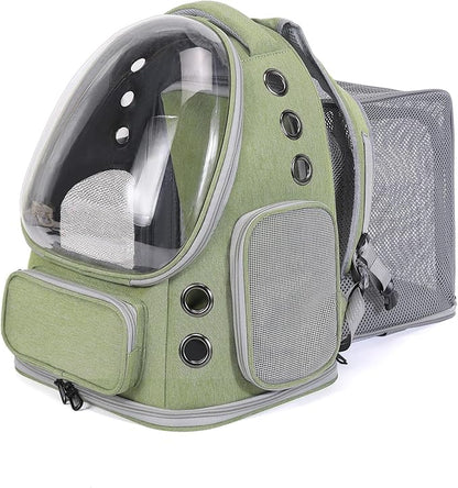 Cat Backpack Carrier for Large Cats, Expandable Cat Bubble Backpack, Dog by GixDix