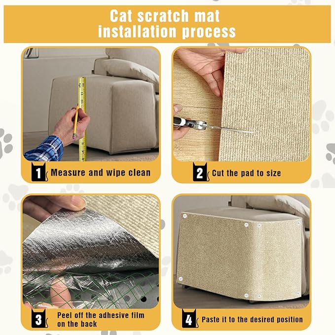 Cat Scratch Mat, Couch Protector from Cats Claw, Cat Scratch Furniture - Image 7