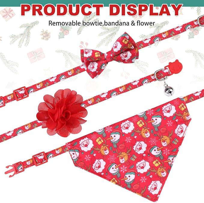 Breakaway Cat Collars with Bell & Cute Pendants - Image 3