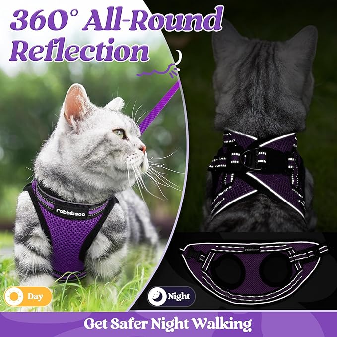 rabbitgoo Cat Harness and Leash Set - Image 8
