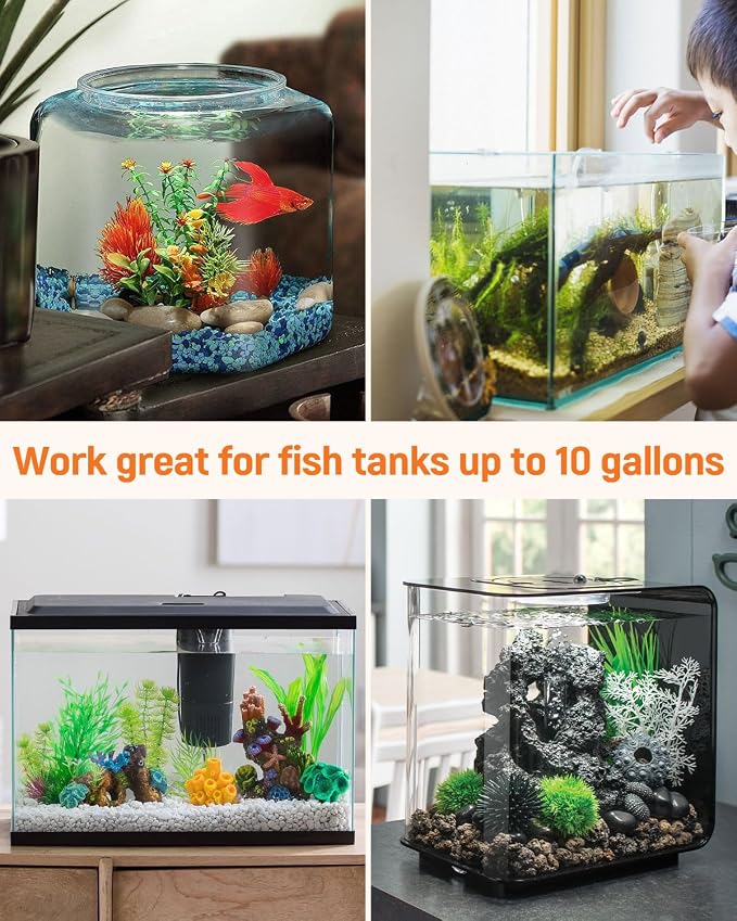 Pawfly 10 Gallon Aquarium Vacuum Gravel Cleaner, Manual Water Changer Siphon - Image 7