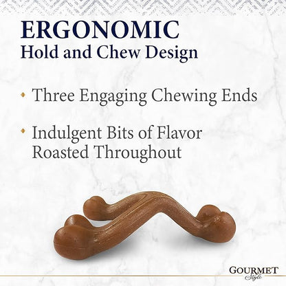 Nylabone Gourmet Style Wishbone Strong Chew Toy - Image 2