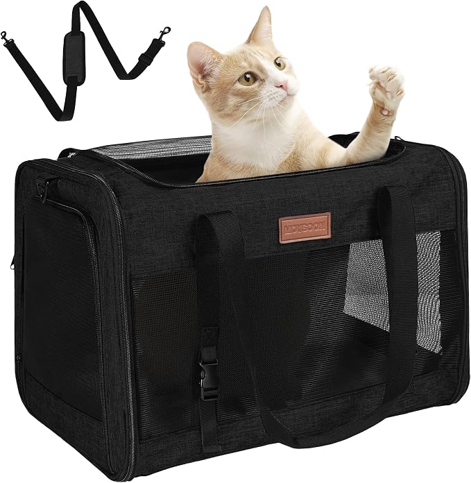 PETUX Large Pet Carrier for Large Cats ＆ Small Dogs by PETUX