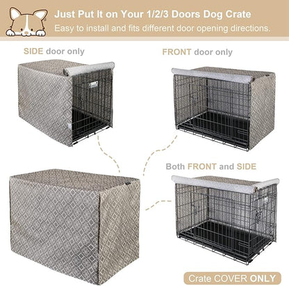 Explore Land Pattern Dog Crate Cover - Image 5