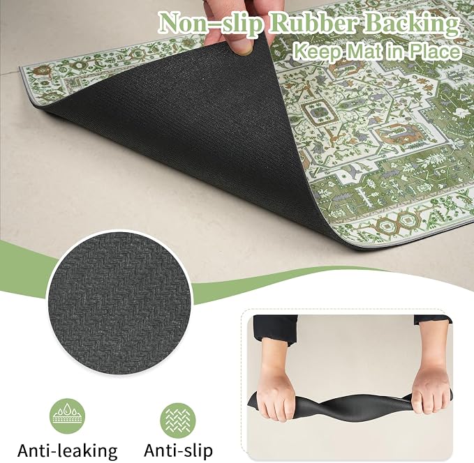famibay Dog Food Mat, Absorbent Cat Dog Mats - Image 7