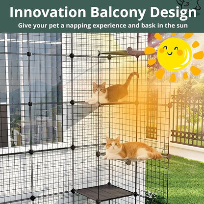 Oneluck 69 Inch Catio Outdoor Cat Enclosure - Image 4