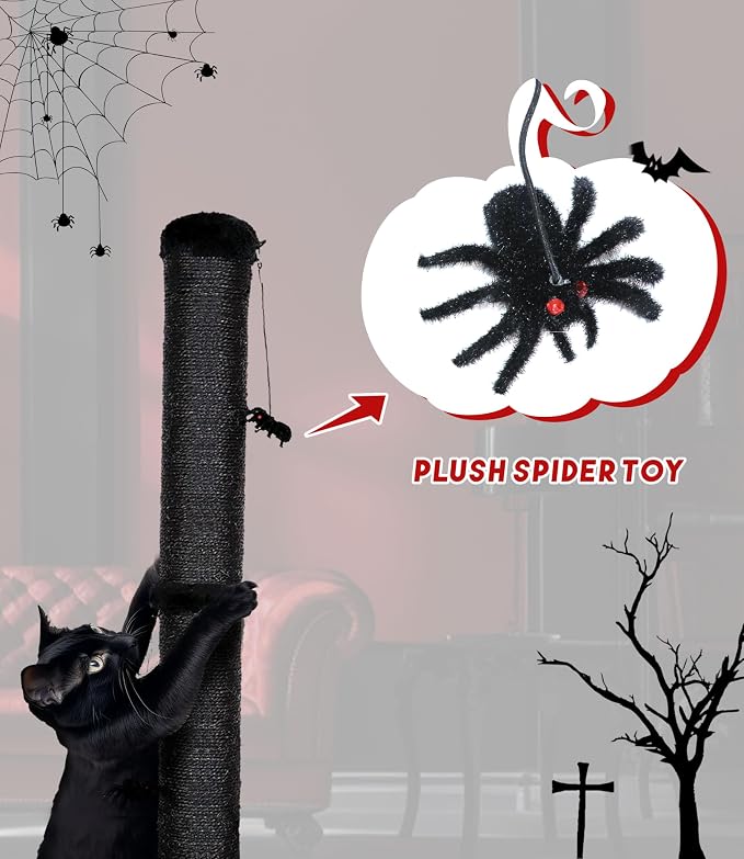 Gothic Cat Scratching Post - Image 5